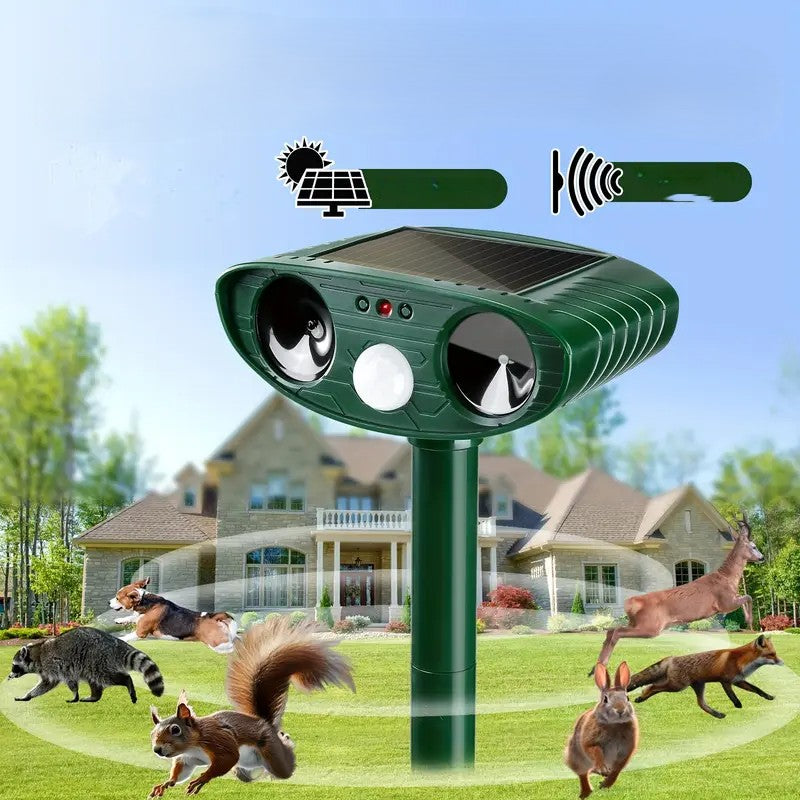 2er Set Solarbetriebene Schlangenvertreiber – Multi-Puls Schallwellen