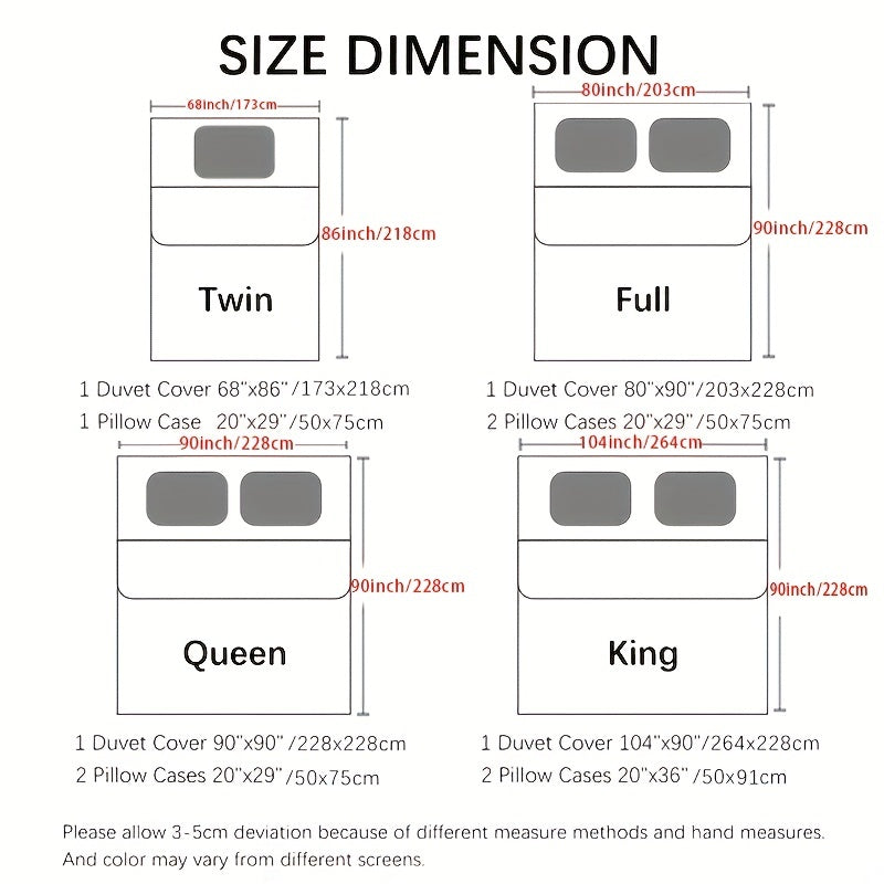 2/3-teiliges Libellen-Bettwäsche-Set – Weich, Atmungsaktiv und Ästhetisch
