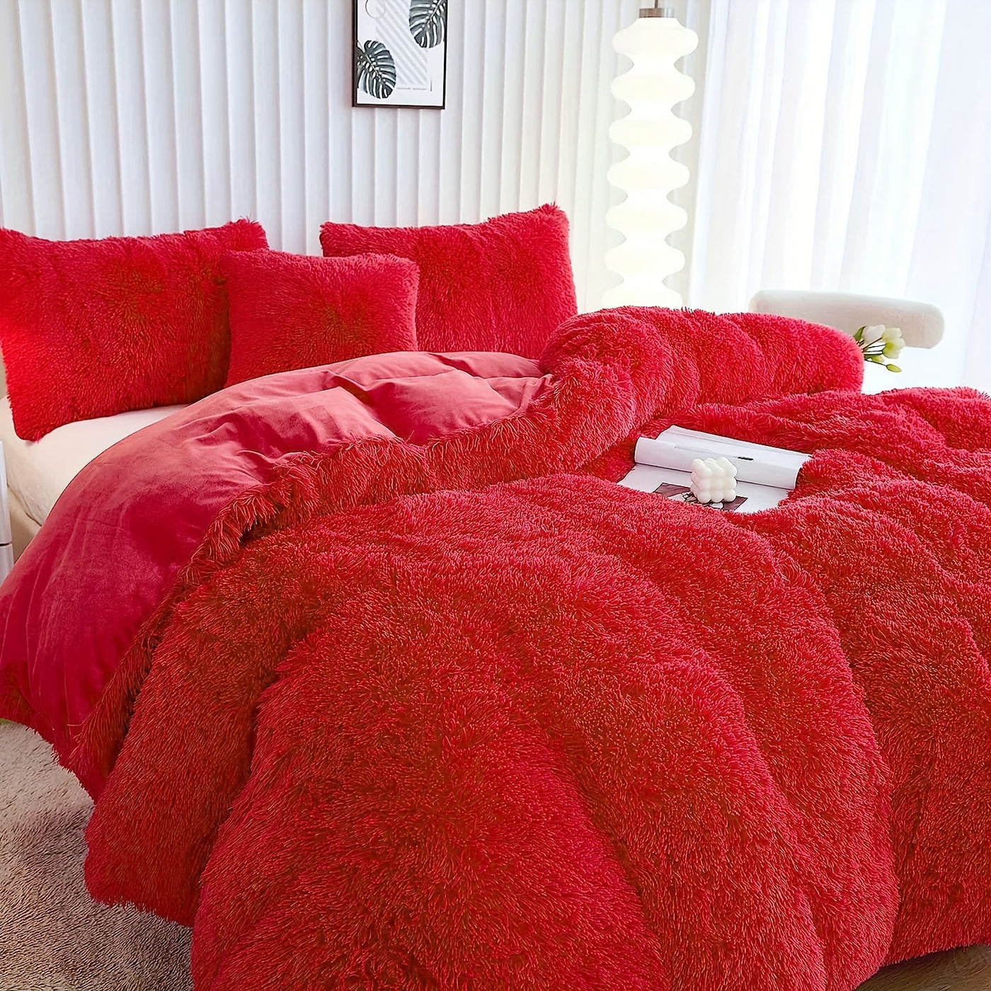 3-teiliges Multicolor Bettwäsche-Set – Weich, Warm, für Schlafzimmer & Gästezimmer