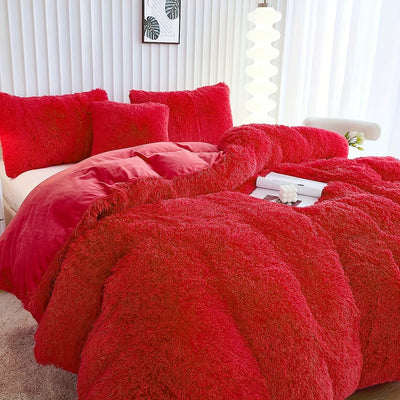 3-teiliges Multicolor Bettwäsche-Set – Weich, Warm, für Schlafzimmer & Gästezimmer