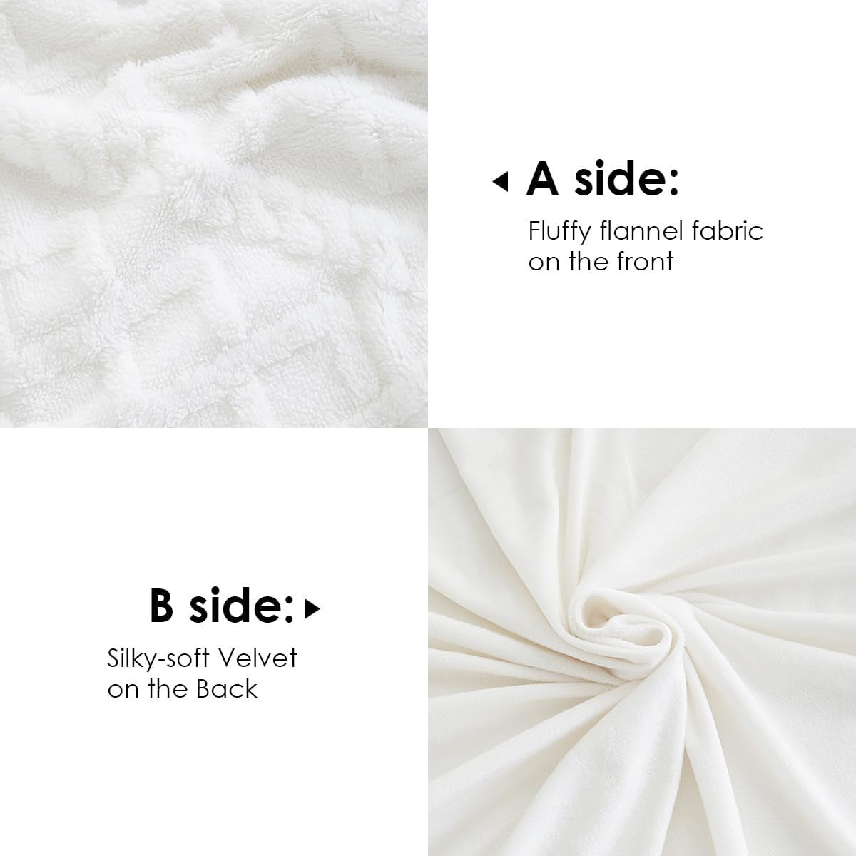 Wendebettwäsche Plüsch – Flauschig, Warm, Geometrisches Design