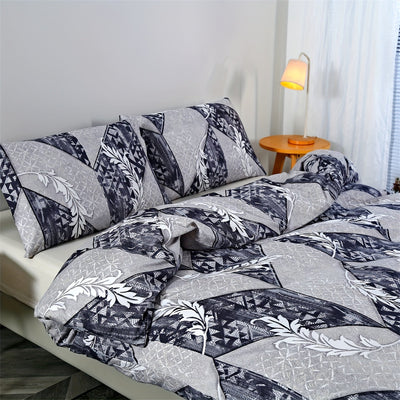 3pcs Geometrische Diamant gesteppte Bettwäsche Set