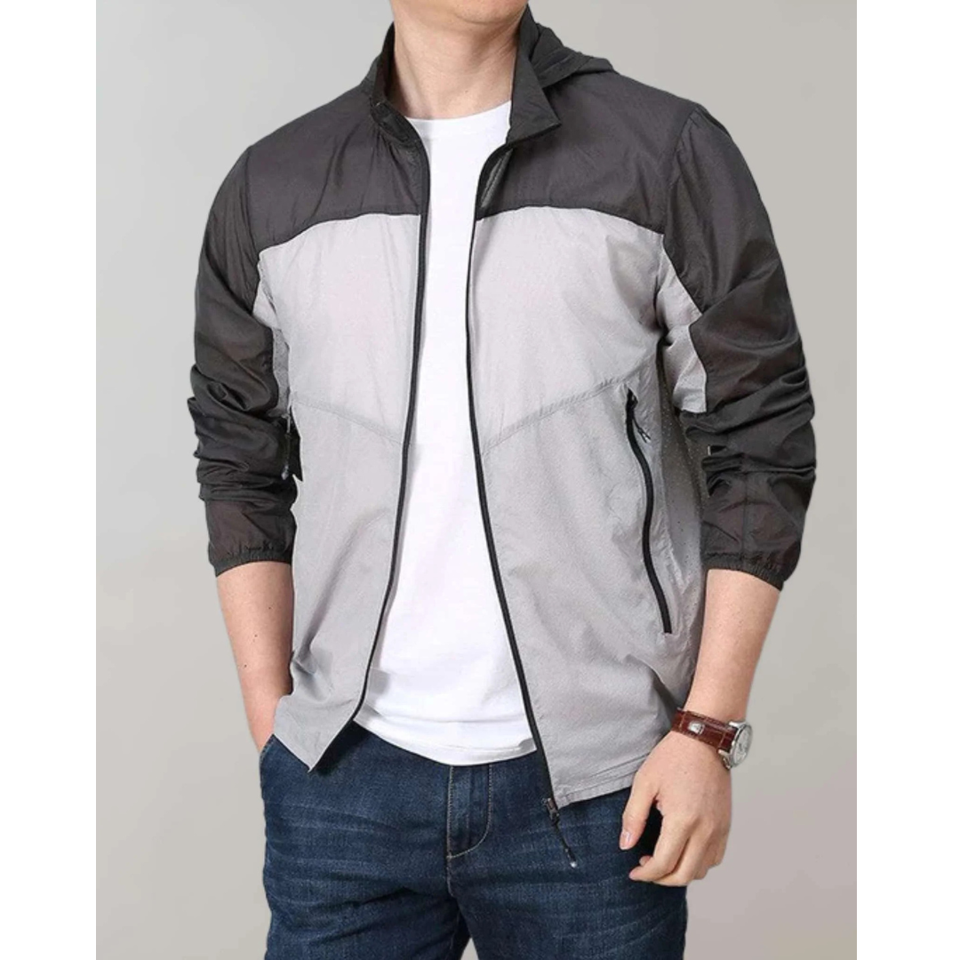 Zweifarbige Jacke für Herren