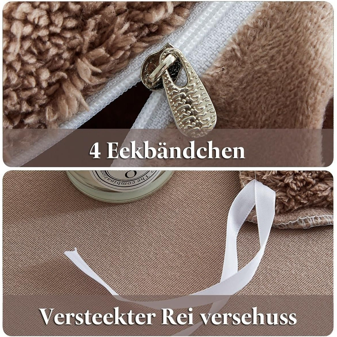 Wendebettwäsche Plüsch – Flauschig, Warm, Geometrisches Design