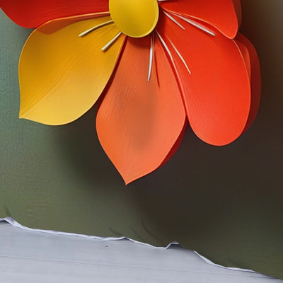 3D Blumenmuster Bettwäsche Set – Ultraweich, Reißverschluss, 1 Bettbezug