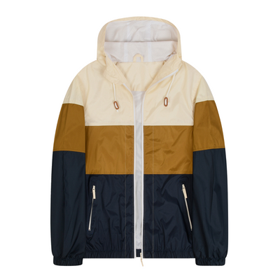 Zweifarbige Kapuzenjacke für Herren