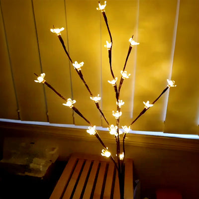 1 Stk LED Zweiglichter Kirschblüten, 70 cm, 20 LED, Batteriebetrieben,