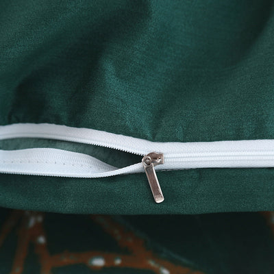 3-teiliges Bettwäsche-Set – Geometrisches Blumenmuster, Weiches Polyester