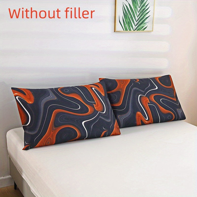 3-teiliges Bettwäsche-Set mit Pflanzenmuster, 100% Polyester, Atmungsaktiv