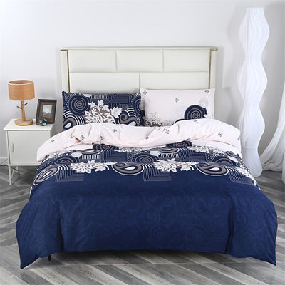 3-teiliges Blumen-Bettwäsche-Set – Atmungsaktiv, Leicht & Maschinenwaschbar