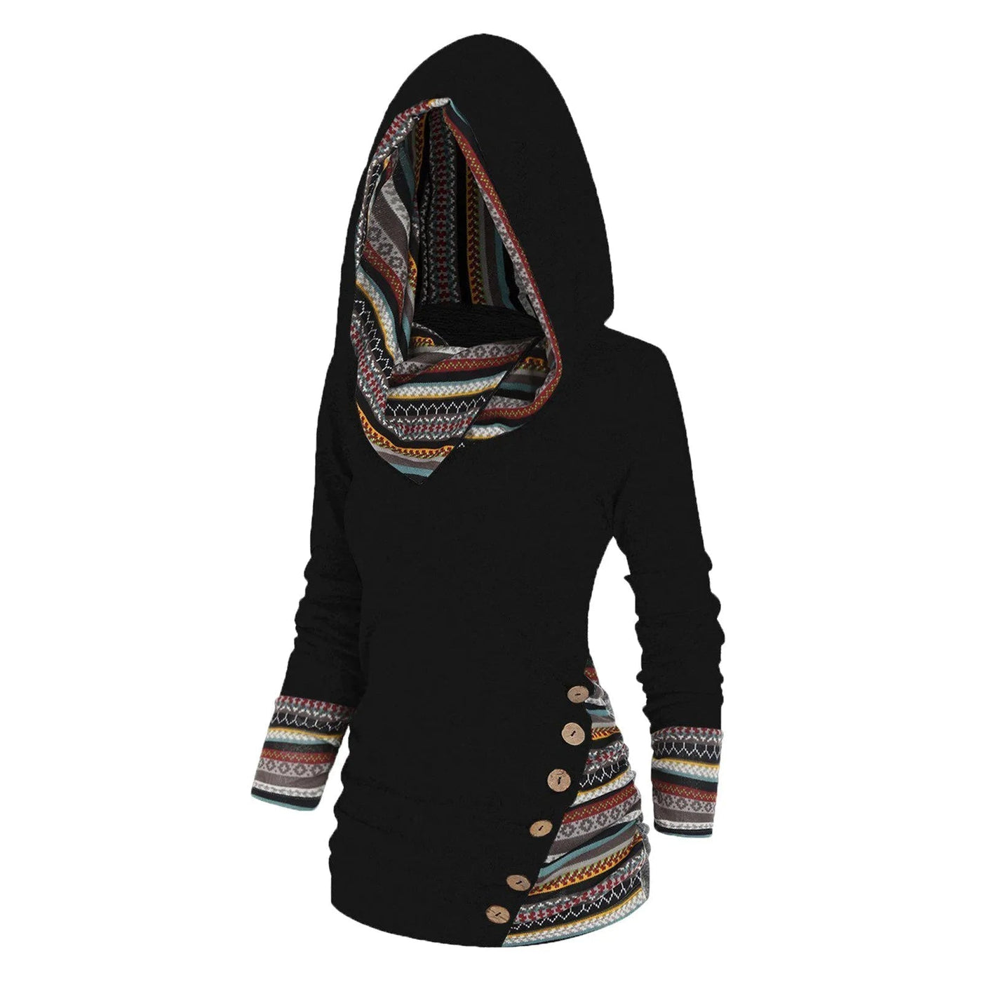 Adelheid | Lässiger Tribal-Hoodie