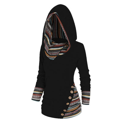 Adelheid | Lässiger Tribal-Hoodie