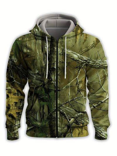 Whitaker – Kapuzenpullover Zweigstelle Mit Reißverschluss Und Aufgedrucktem Logo