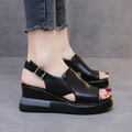 Schwarze Sandalen