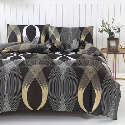 Weiches Fleece-Bettwäsche-Set – 3-teilig, hautfreundlich, floral