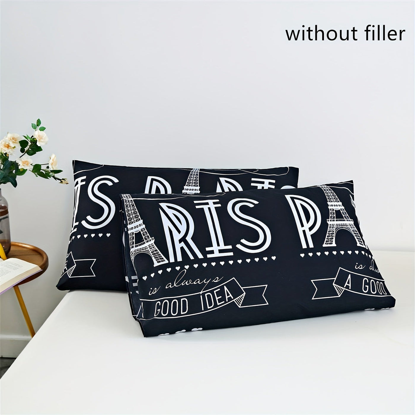 3-teiliges Gestreiftes Bettbezug-Set – Weiches Polyester, Atmungsaktiv