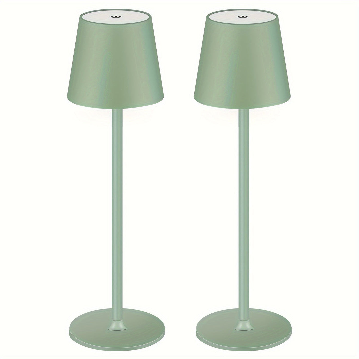 2er-Pack Akku-Tischlampe LED, Wiederaufladbare Touch-Nachtlampe