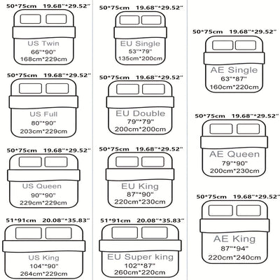 3-teiliges Bettwäsche-Set mit Schmetterlingsmuster, Atmungsaktiv, Weich & Bequem
