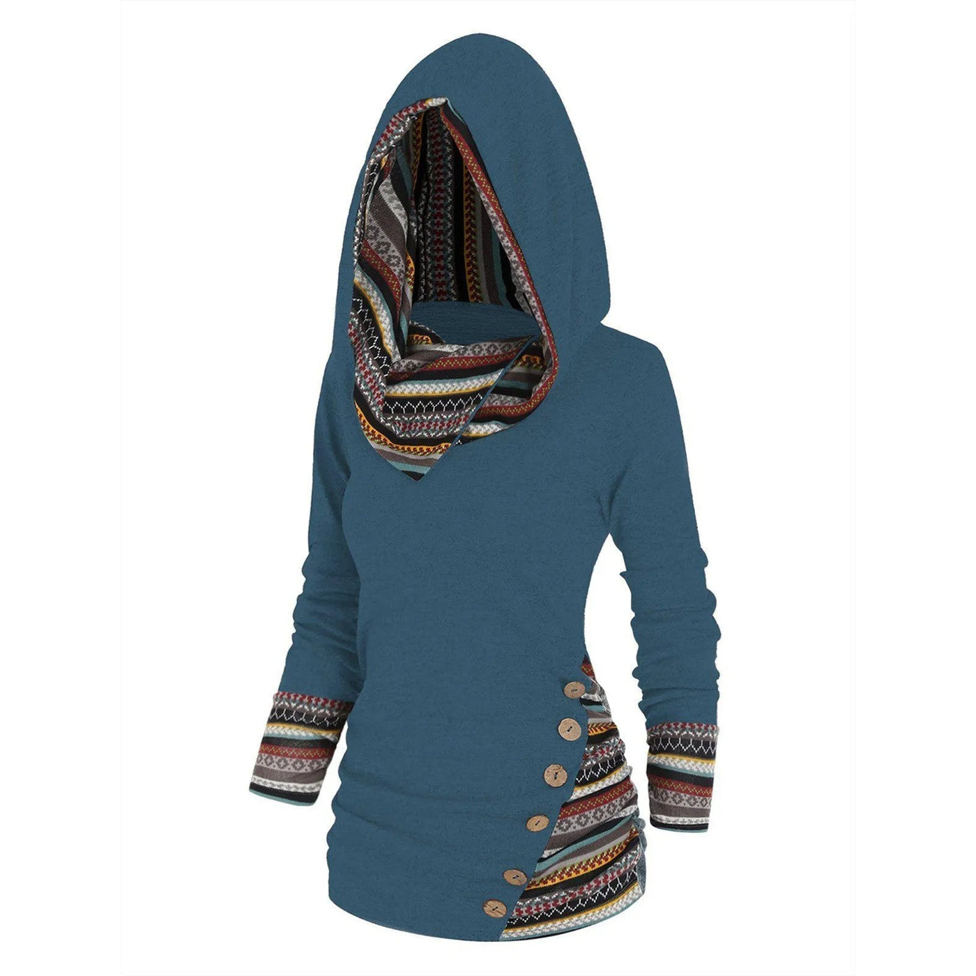 Adelheid | Lässiger Tribal-Hoodie
