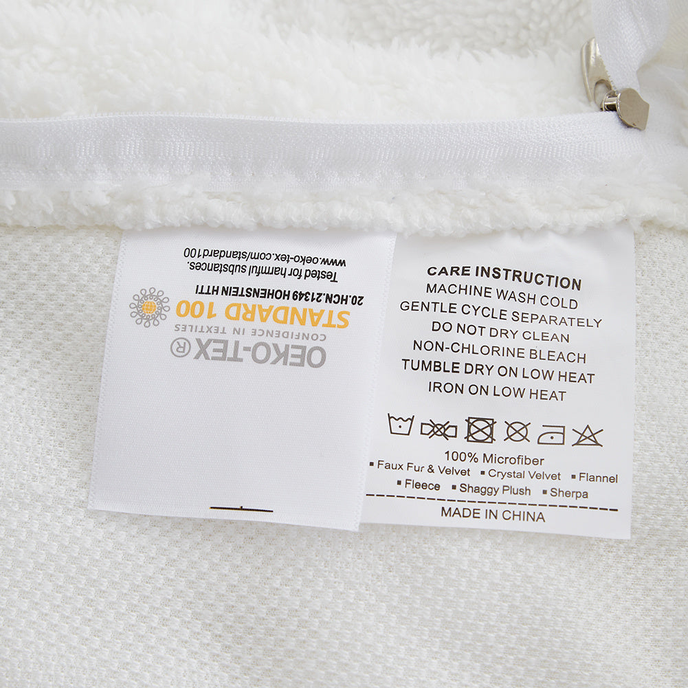 Wendebettwäsche Plüsch – Flauschig, Warm, Geometrisches Design