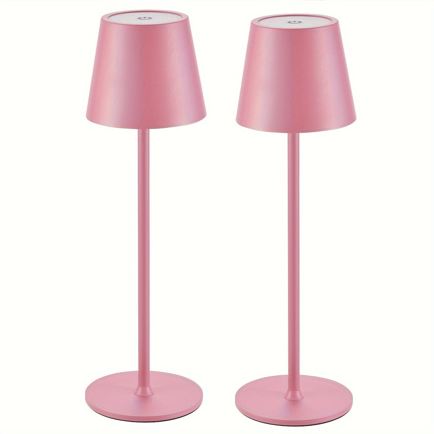 2er-Pack Akku-Tischlampe LED, Wiederaufladbare Touch-Nachtlampe