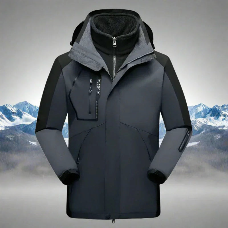 3-in-1-Skijacke für Herren - Hubertus
