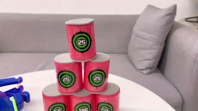 6/12pcs Blau Bogen & Pfeil Schießen Spiel Set