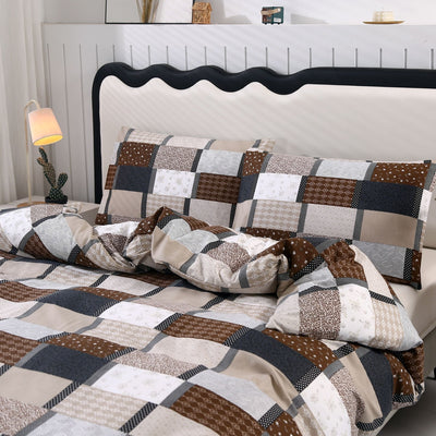 3-teiliges Fleece-Bettwäsche-Set – Weich, Atmungsaktiv & Bequem für Schlafzimmer