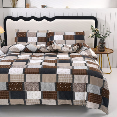 3-teiliges Fleece-Bettwäsche-Set – Weich, Atmungsaktiv & Bequem für Schlafzimmer