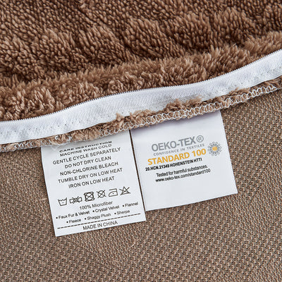 Wendebettwäsche Plüsch – Flauschig, Warm, Geometrisches Design