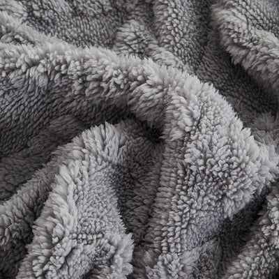 Wendebettwäsche Plüsch – Flauschig, Warm, Geometrisches Design