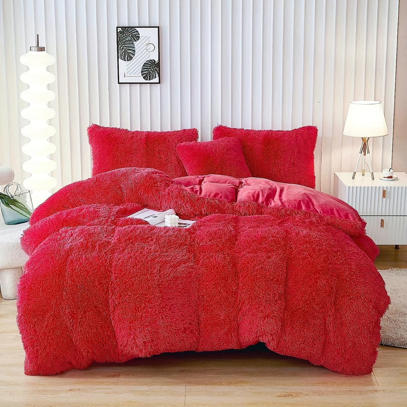 3-teiliges Multicolor Bettwäsche-Set – Weich, Warm, für Schlafzimmer & Gästezimmer