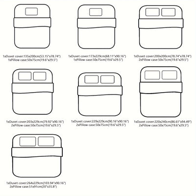 2/3-teiliges Blumenmuster-Fleece-Bettwäsche-Set – Superweich & Hautfreundlich