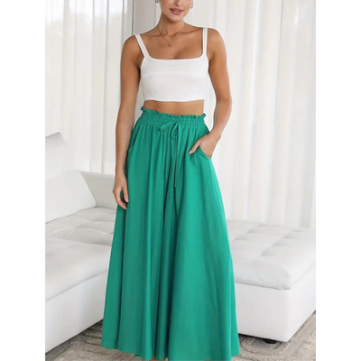 Weit geschnittene Hose für Damen