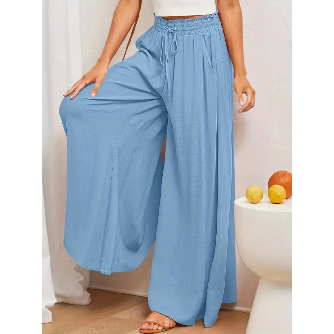 Weit geschnittene Hose für Damen