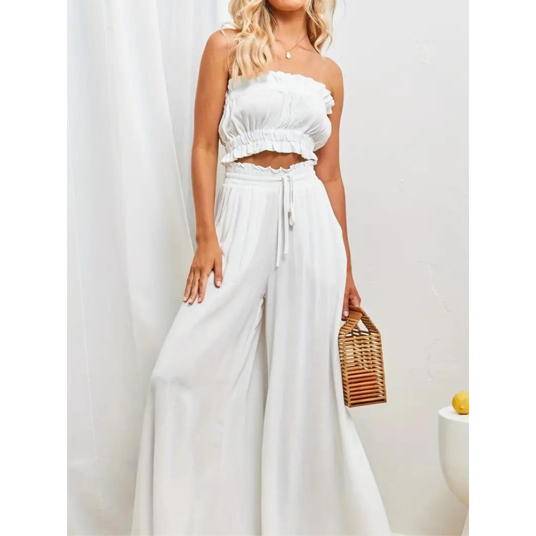 Weit geschnittene Hose für Damen