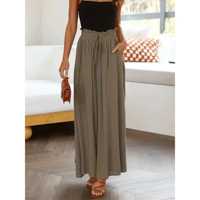 Weit geschnittene Hose für Damen