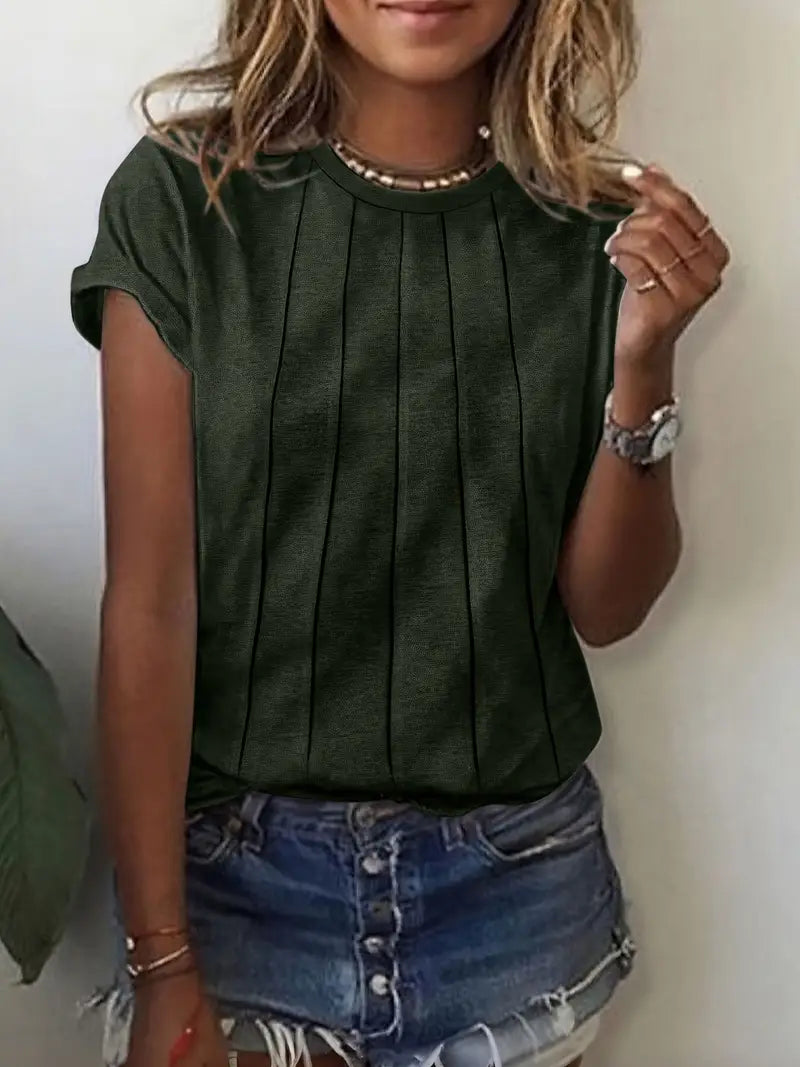 Vitaliya - Lässiges T-Hemd Mit Kurzen Ärmeln