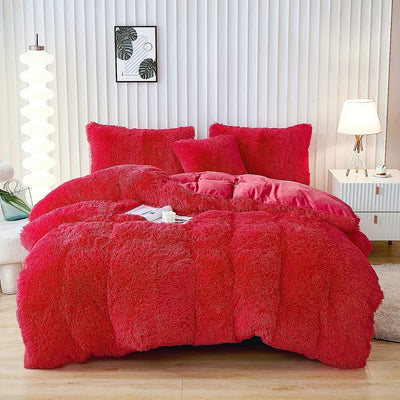 3-teiliges Multicolor Bettwäsche-Set – Weich, Warm, für Schlafzimmer & Gästezimmer