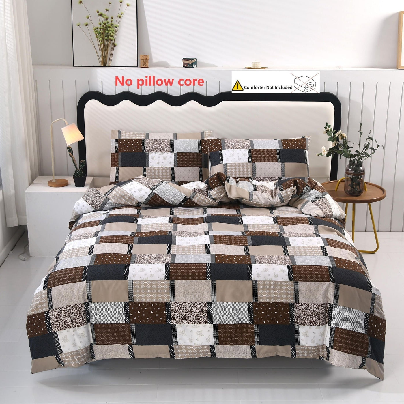 3-teiliges Fleece-Bettwäsche-Set – Weich, Atmungsaktiv & Bequem für Schlafzimmer