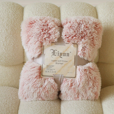 Warmes und Gemütliches Doppel-Layer Plüsch Sofa Decke