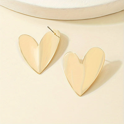 3 Paar stilvolle herzförmige Ohrringe, lässiger sexy Stil, Paar-Geschenk