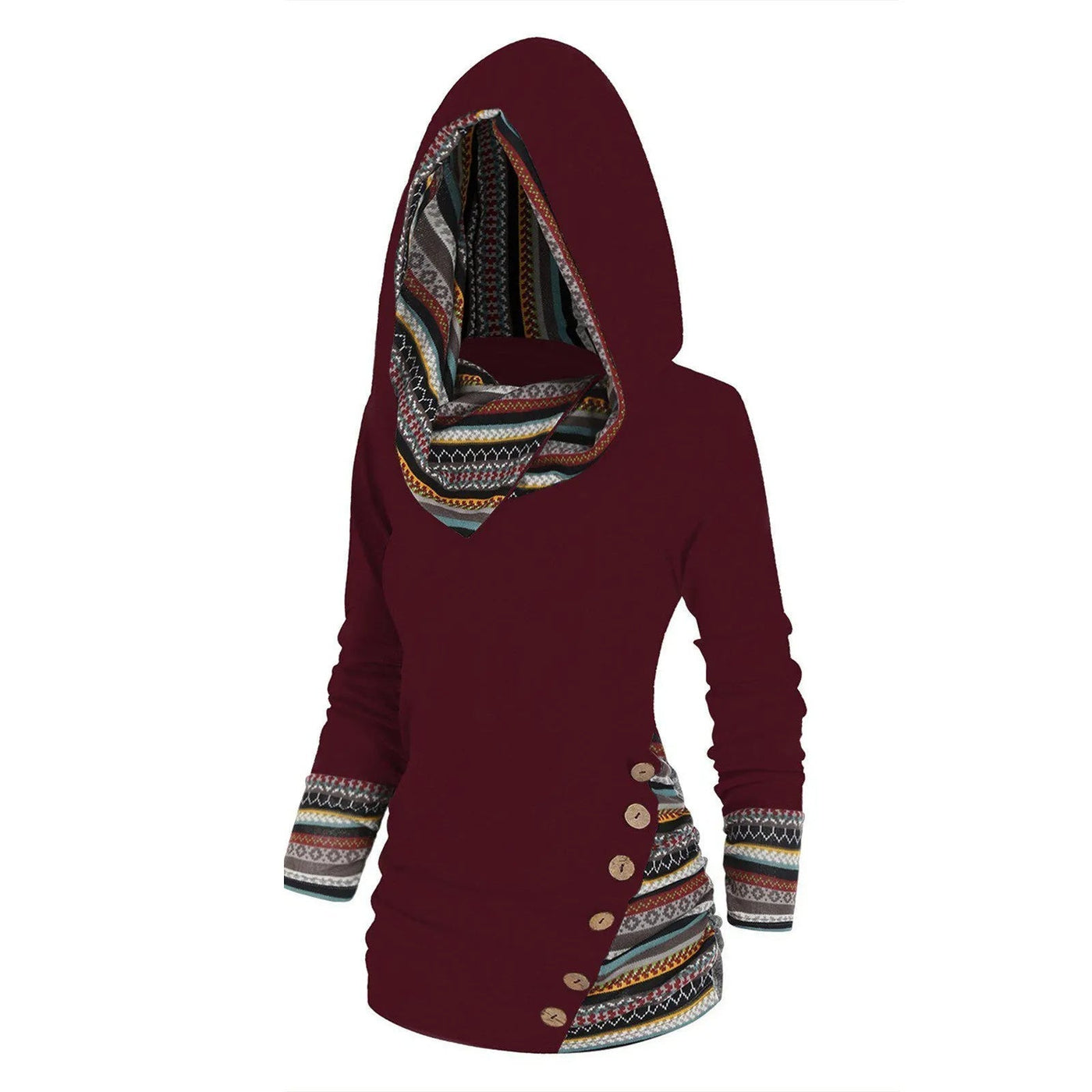 Adelheid | Lässiger Tribal-Hoodie