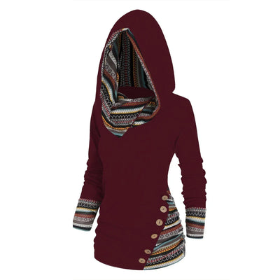 Adelheid | Lässiger Tribal-Hoodie