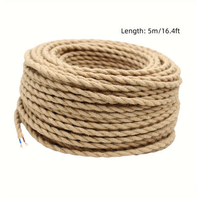 Weinlese Gedrehte Hanfseil-Schnur für Pendelleuchten