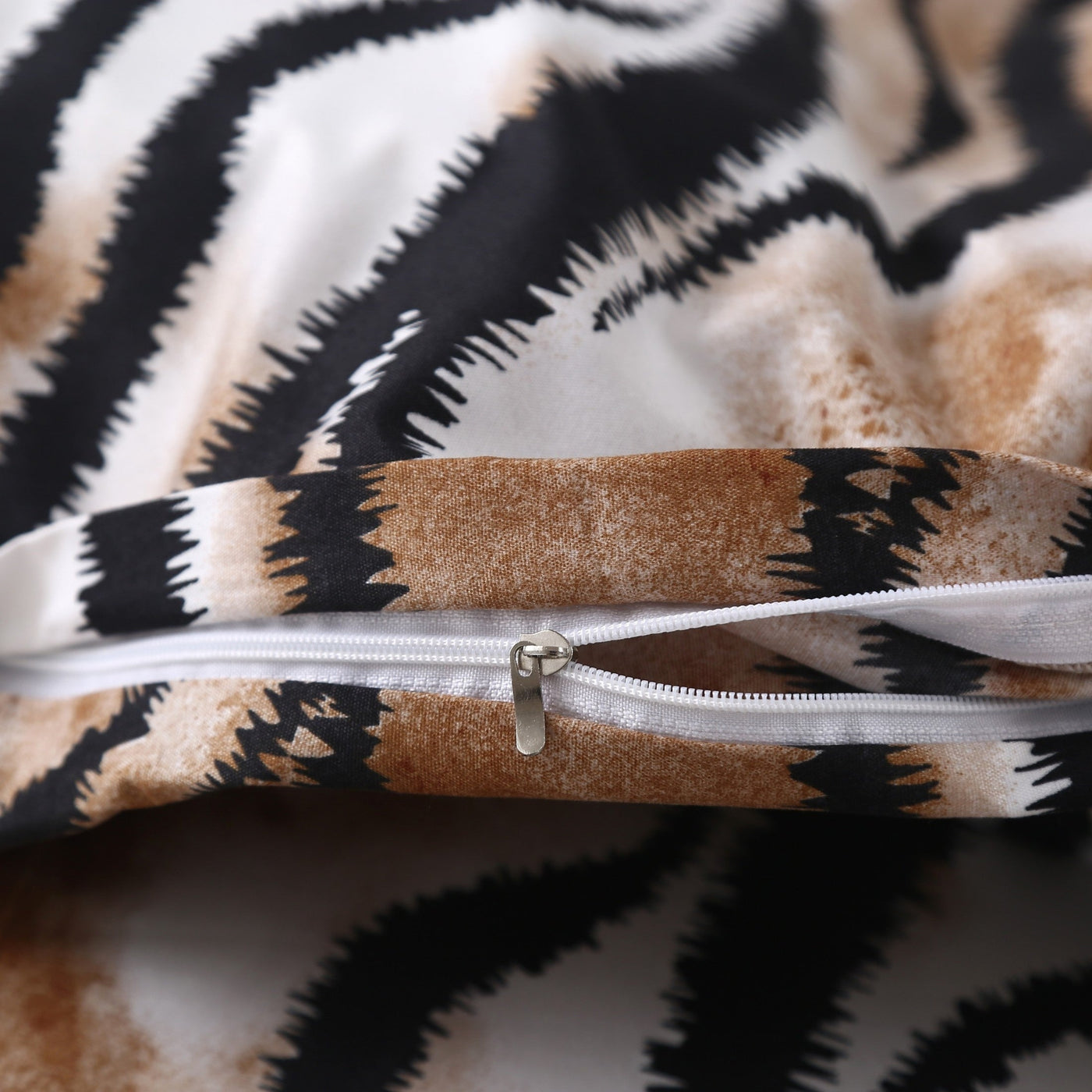 3-teiliges Bettwäsche-Set mit Animal-Print, Polyester, Maschinenwaschbar