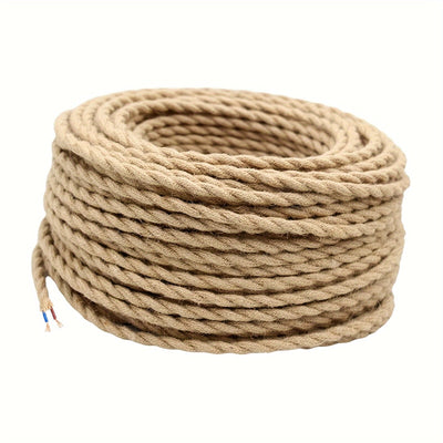 Weinlese Gedrehte Hanfseil-Schnur für Pendelleuchten