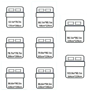 3-teiliges Fleece-Bettwäsche-Set – Weich, Atmungsaktiv & Bequem für Schlafzimmer