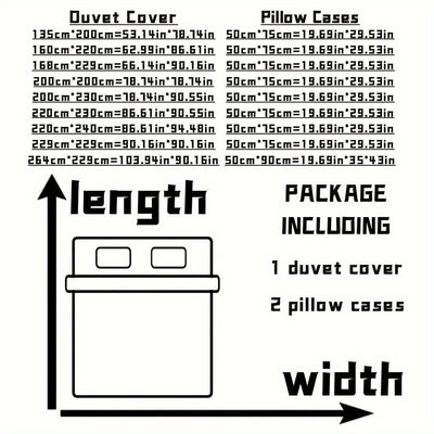 3-teiliges Bettbezug-Set – Weich, Atmungsaktiv & Blumenmuster
