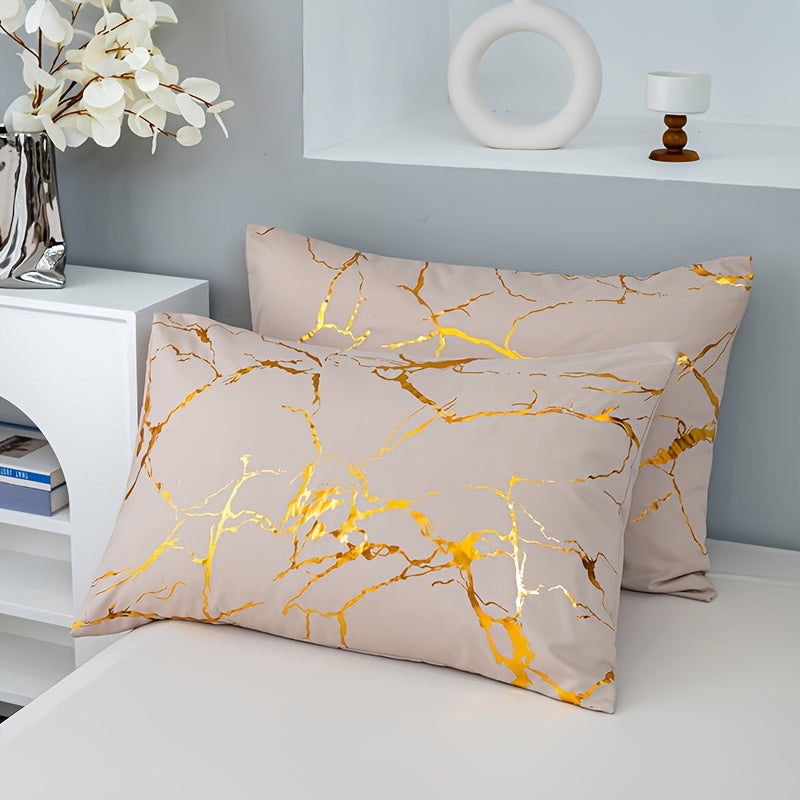 3pcs Soft Bronzing Bettbezug Set - Elegante Bettwaren